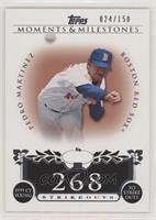 Pedro Martinez (1999 AL Cy Young - 313 Ks) #/150