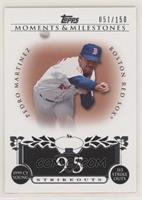 Pedro Martinez (1999 AL Cy Young - 313 Ks) #/150