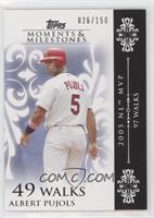 Albert Pujols (2005 NL MVP - 97 Walks) #/150