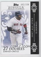 David Ortiz (2007 All-Star - 52 Doubles) #/150