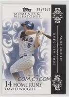 David Wright (2007 All-Star - 30 Home Runs) #/150