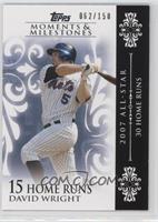 David Wright (2007 All-Star - 30 Home Runs) #/150