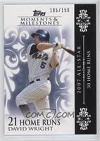 David Wright (2007 All-Star - 30 Home Runs) #/150