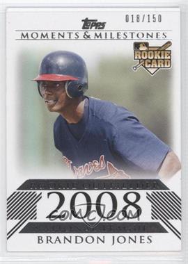 2008 Topps Moments & Milestones - [Base] #189 - Brandon Jones (Rookie Outfielder) /150