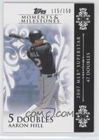 Aaron Hill (2007 MLB Superstar - 47 Doubles) #/150