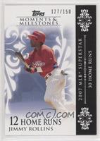 Jimmy Rollins (2007 MLB Superstar - 30 Home Runs) #/150