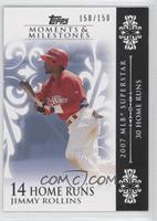 Jimmy Rollins (2007 MLB Superstar - 30 Home Runs) #/150