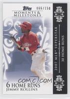 Jimmy Rollins (2007 MLB Superstar - 30 Home Runs) #/150