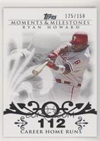 Ryan Howard (2007 - 100 Career Home Runs (129 Total)) #/150