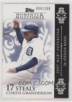 Curtis Granderson (2007 MLB Superstar - 26 Stolen Bases) #/150