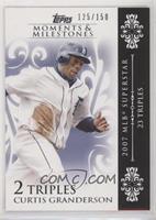 Curtis Granderson (2007 MLB Superstar - 23 Triples) #/150