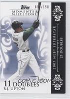 B.J. Upton (2007 MLB Superstar - 25 Doubles) #/150