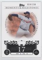 C.C. Sabathia (2007 All-Star - 19 Wins) #/150