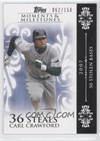 Carl Crawford (2007 - 50 Stolen Bases) #/150