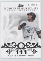 Gary Sheffield (2007 - 450 Career Home Runs (480 Total)) #/150