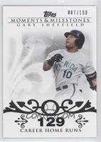 Gary Sheffield (2007 - 450 Career Home Runs (480 Total)) #/150