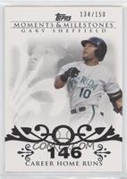 Gary Sheffield (2007 - 450 Career Home Runs (480 Total)) #/150