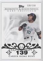 Gary Sheffield (2007 - 450 Career Home Runs (480 Total)) #/150