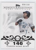 Gary Sheffield (2007 - 450 Career Home Runs (480 Total)) #/150