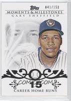 Gary Sheffield (2007 - 450 Career Home Runs (480 Total)) #/150