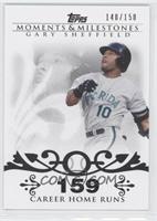 Gary Sheffield (2007 - 450 Career Home Runs (480 Total)) #/150