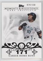 Gary Sheffield (2007 - 450 Career Home Runs (480 Total)) #/150