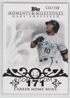 Gary Sheffield (2007 - 450 Career Home Runs (480 Total)) #/150