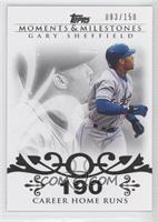 Gary Sheffield (2007 - 450 Career Home Runs (480 Total)) #/150