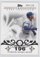 Gary Sheffield (2007 - 450 Career Home Runs (480 Total)) #/150