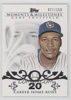Gary Sheffield (2007 - 450 Career Home Runs (480 Total)) [Noted] #/150