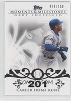 Gary Sheffield (2007 - 450 Career Home Runs (480 Total)) #/150