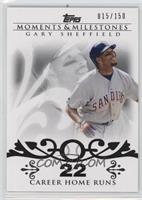 Gary Sheffield (2007 - 450 Career Home Runs (480 Total)) #/150