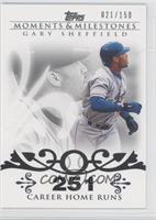 Gary Sheffield (2007 - 450 Career Home Runs (480 Total)) #/150