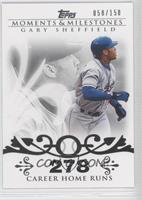 Gary Sheffield (2007 - 450 Career Home Runs (480 Total)) #/150