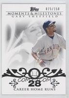 Gary Sheffield (2007 - 450 Career Home Runs (480 Total)) #/150