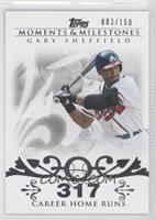 Gary Sheffield (2007 - 450 Career Home Runs (480 Total)) #/150