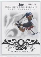 Gary Sheffield (2007 - 450 Career Home Runs (480 Total)) #/150