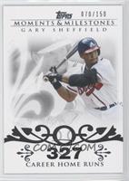 Gary Sheffield (2007 - 450 Career Home Runs (480 Total)) #/150