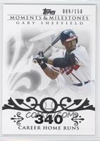 Gary Sheffield (2007 - 450 Career Home Runs (480 Total)) #/150