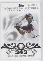 Gary Sheffield (2007 - 450 Career Home Runs (480 Total)) #/150