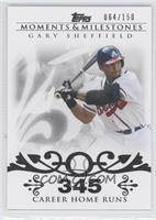 Gary Sheffield (2007 - 450 Career Home Runs (480 Total)) #/150
