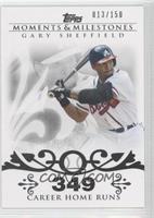 Gary Sheffield (2007 - 450 Career Home Runs (480 Total)) #/150