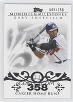 Gary Sheffield (2007 - 450 Career Home Runs (480 Total)) #/150