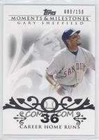 Gary Sheffield (2007 - 450 Career Home Runs (480 Total)) #/150