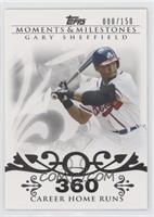 Gary Sheffield (2007 - 450 Career Home Runs (480 Total)) #/150