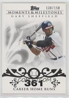 Gary Sheffield (2007 - 450 Career Home Runs (480 Total)) #/150