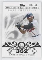 Gary Sheffield (2007 - 450 Career Home Runs (480 Total)) #/150