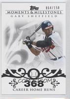 Gary Sheffield (2007 - 450 Career Home Runs (480 Total)) #/150