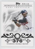 Gary Sheffield (2007 - 450 Career Home Runs (480 Total)) #/150