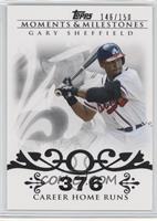 Gary Sheffield (2007 - 450 Career Home Runs (480 Total)) #/150